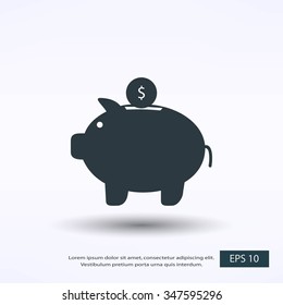 piggy bank  icon