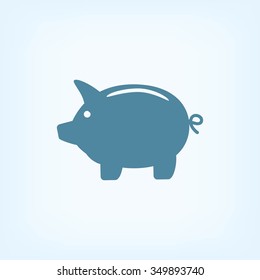 Piggy bank icon