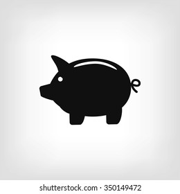 Piggy bank icon
