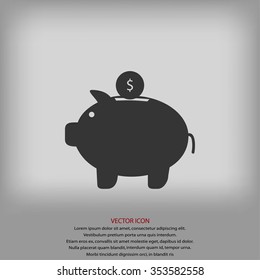 piggy bank  icon