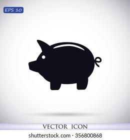 Piggy bank icon