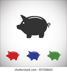 Piggy bank icon