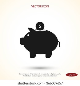 piggy bank  icon