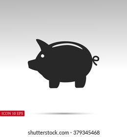 Piggy bank icon