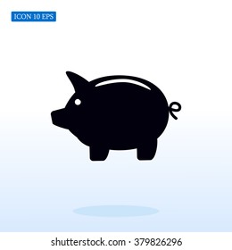 Piggy bank icon