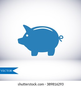 Piggy bank icon