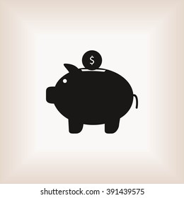 piggy bank  icon