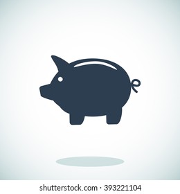 Piggy bank icon