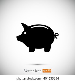 Piggy bank icon