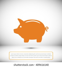 Piggy bank icon