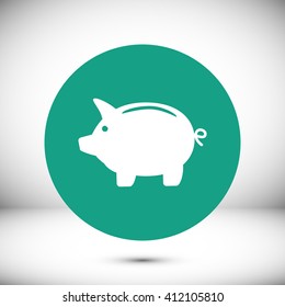 Piggy bank icon