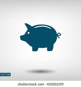 Piggy bank icon