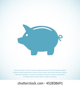 Piggy bank icon