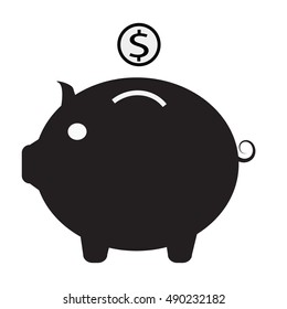 Piggy bank icon