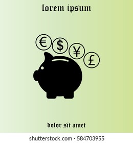 piggy bank icon
