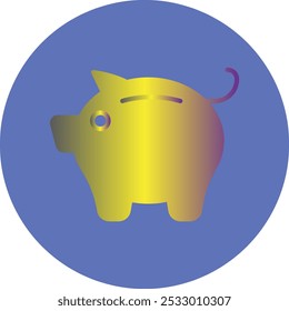 Piggy Bank icon design for personal commercial use