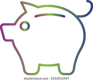 Piggy Bank icon design for personal commercial use