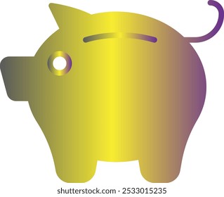 Piggy Bank icon design for personal commercial use