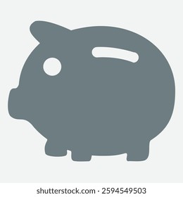 Piggy bank icon representing savings, finance, budgeting, and financial planning concepts.