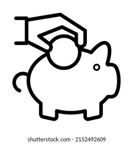 Piggy Bank Icon, das Vektorgrafik speichern