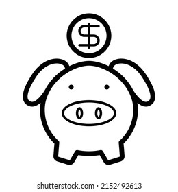 Icono de banco de tubería, guardando ilustración vectorial de icono