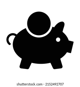 Icono de banco de tubería, guardando ilustración vectorial de icono
