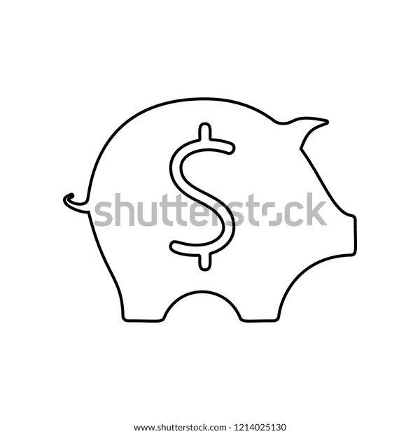 Simple Piggy Bank Drawing / 600 x 850 jpeg 42 кб. - Goimages Urban