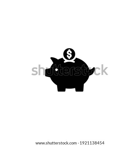 Piggy Bank icon vector for computer, web and mobile app 