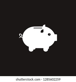 piggy bank icon. piggy bank vector design. sign design