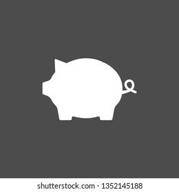 piggy bank icon vector eps 10