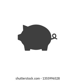 piggy bank icon vector eps 10