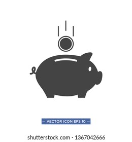 piggy bank icon vector illustration