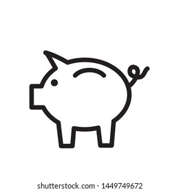 piggy bank icon  vector illustration template