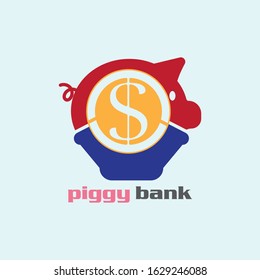 Piggy Bank icon vector illustration logo template for many purpose