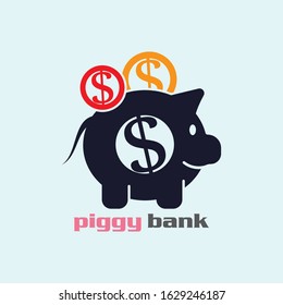 Piggy Bank icon vector illustration logo template for many purpose
