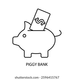 piggy bank icons  symbol vector elements for infographic web