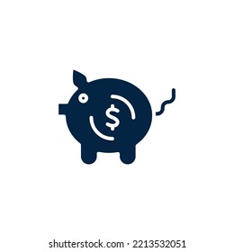 Piggy Bank line icon. Simple element illustration. Piggy Bank concept outline symbol design.