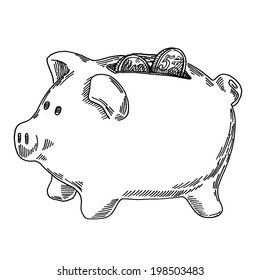 Piggy bank for money