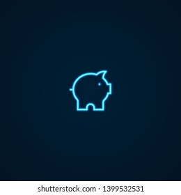 Piggy Bank | Neon Style Icon