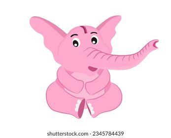 Piggy bank on a white background.