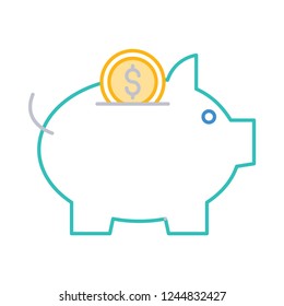 piggy   bank  saving  