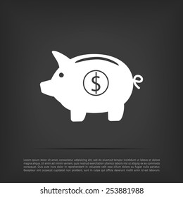 Piggy bank - saving money