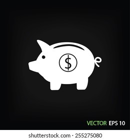 Piggy bank - saving money
