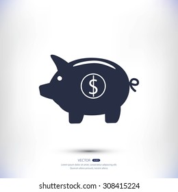 Piggy bank - saving money