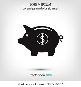 Piggy bank - saving money