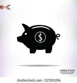 Piggy bank - saving money