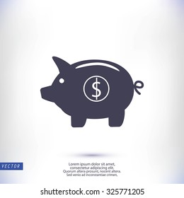 Piggy bank - saving money