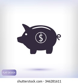 Piggy bank - saving money