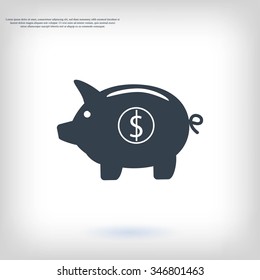 Piggy bank - saving money