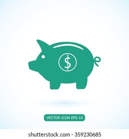 Piggy bank - saving money